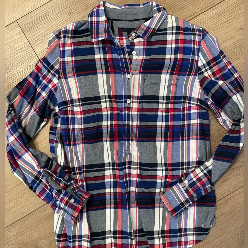 Tommy Hilfiger Plaid Blouse
